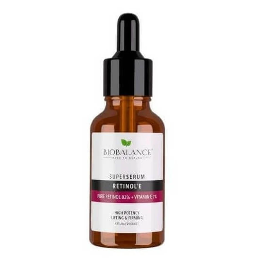 Суперсироватка для обличчя Bio Balance Super Serum Retinol + Vit E, 30 мл: ціни та характеристики