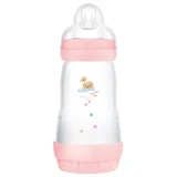 MAM Perfect Start Anti-Colic, антиколиковая бутылочка, с силиконовой соской, Sealife, девочка, с 4 месяцев, 320 мл