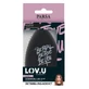 LOV.U Wet &amp; Dry LOV.U Pocket Brush - черный, 1 штука, Parsa