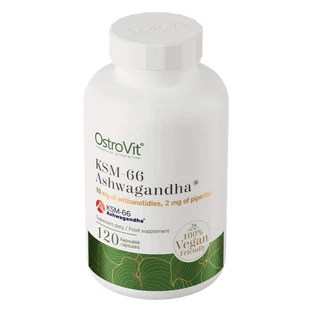 Ашвагандха КСМ-66, 120 капсул, OstroVit