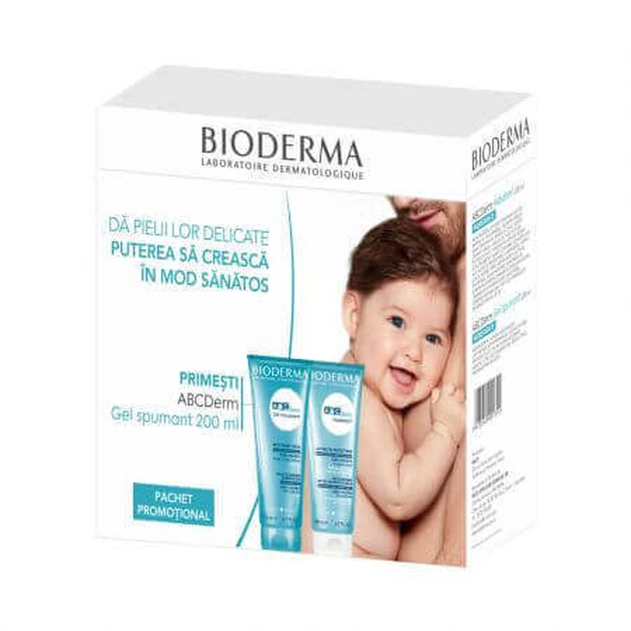 Bioderma ABCDerm Увлажняющий ABCDerm 200 мл + пенящийся гель 200 мл: цены и характеристики