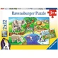 Пазл "Зоопарк", +3 роки, 2х12 деталей, Ravensburger