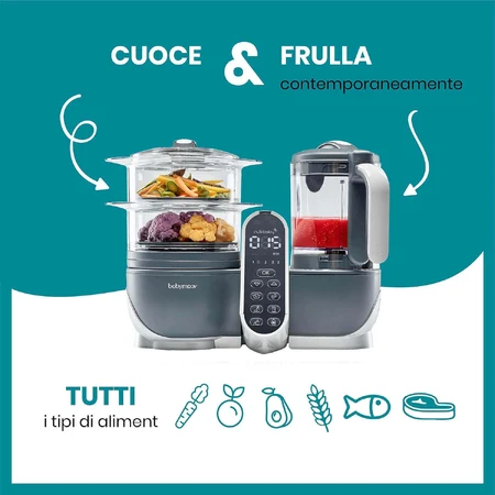 Многофункциональный робот Nutribaby+ 5 в 1 Nutribaby+ Grey, BabyMoov: цены и характеристики