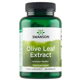 Swanson Экстракт листьев оливы 500 мг 120 капсул