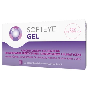 Softeye Gel, гель для глаз, 20х0,4 мл - Долгосрочный!