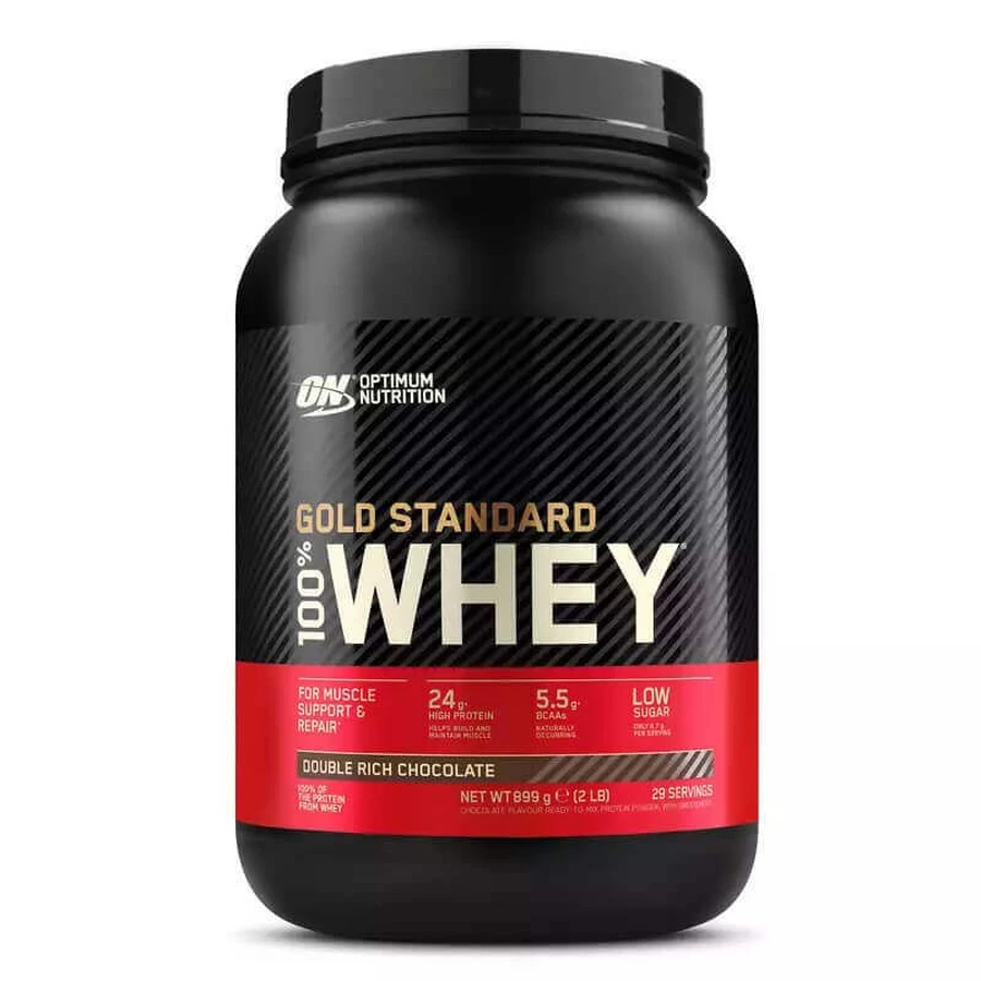Сироватковий протеїн Gold Standard Double Rich Chocolate, 899 г, Optimum Nutrition: ціни та характеристики