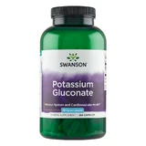 Swanson Potassium Gluconate, глюконат калію, 250 капсул