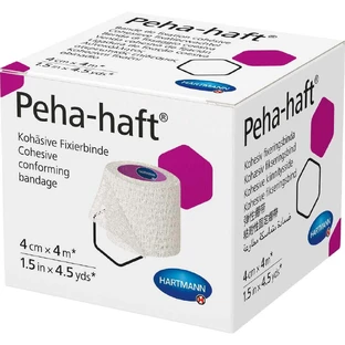 Эластичная самоклеящаяся лента Peha-haft, 4смx4м (932441), Hartmann