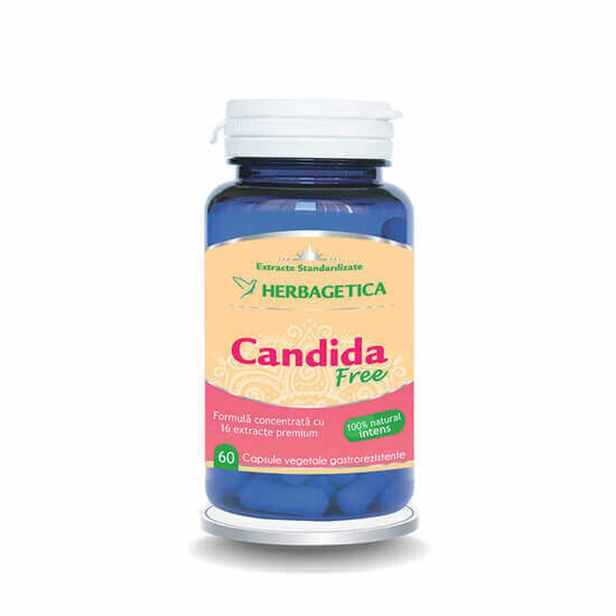 Candida Free, 60 капсул, Herbagetica: ціни та характеристики