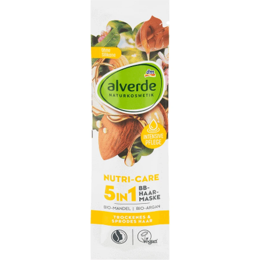 Alverde Naturkosmetik Поживна маска для догляду 5в1, 20 мл: ціни та характеристики