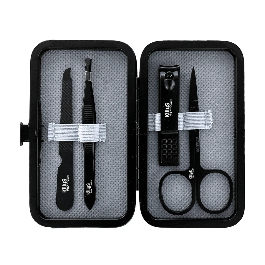 KillyS For Men Кусачки для нігтів + кусачки для нігтів + пилка для нігтів + лак для нігтів: ціни та характеристики