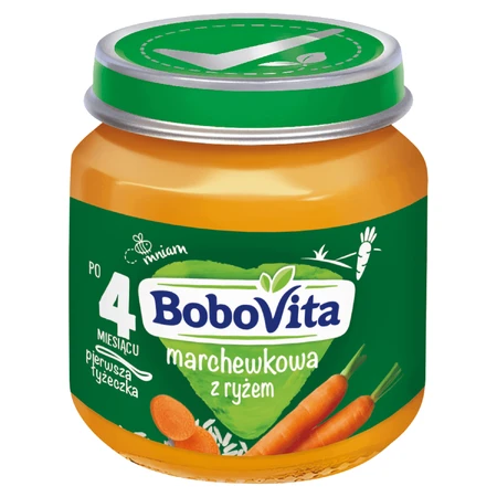 BoboVita Морковный суп с рисом, после 4 месяцев, 125 г: цены и характеристики