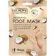 Beauty Formulas Маска для ног с кокосовым маслом 1×1 шт, маска для ног