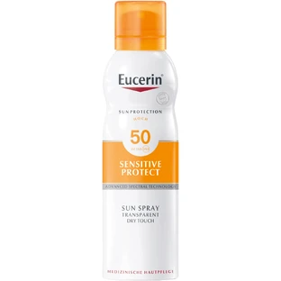 Eucerin Прозорий сонцезахисний спрей для сухого захисту SPF 50 200 мл