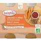 Овощи Babybio menu с пастой Болоньезе с фермерской говядиной 2 x 200 г
