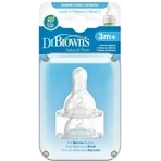 Dr.BROWN'S OPTIONS+ LEVEL 2 1×2, узкий, силиконовые соски 3м+: цены и характеристики