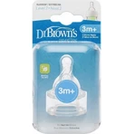 Dr.BROWN'S OPTIONS+ LEVEL 2 1×2, узкий, силиконовые соски 3м+: цены и характеристики