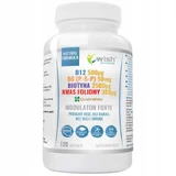 Wish B12 + B6 (P-5-P) + Биотин + Модулятор фолиевой кислоты Форте, 120 капсул