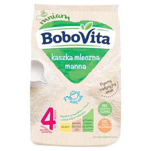 BoboVita Каша молочна, без цукру, з 4 місяців, 230 г