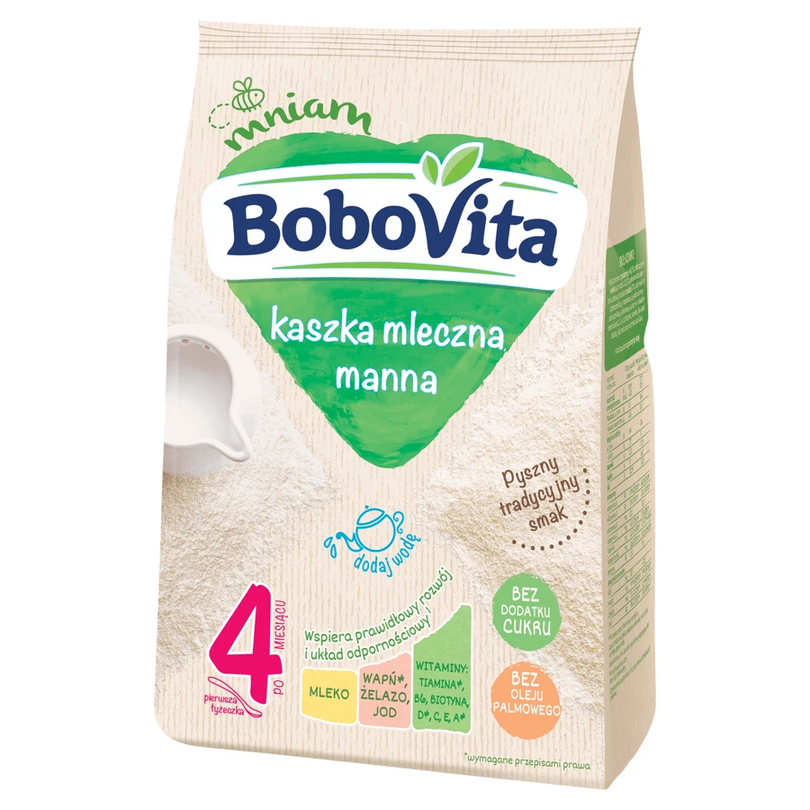 BoboVita Каша молочна, без цукру, з 4 місяців, 230 г: ціни та характеристики