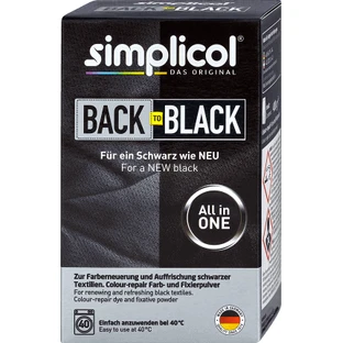 Фарба Simplicol для фарбування та відновлення тканин, чорна, 400 г