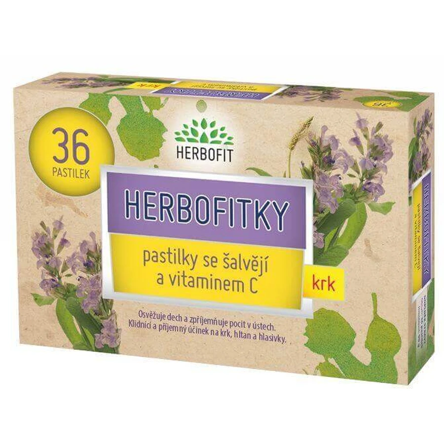 Гербофит Гербофит с альвией и витамином С 36 пастилок: цены и характеристики