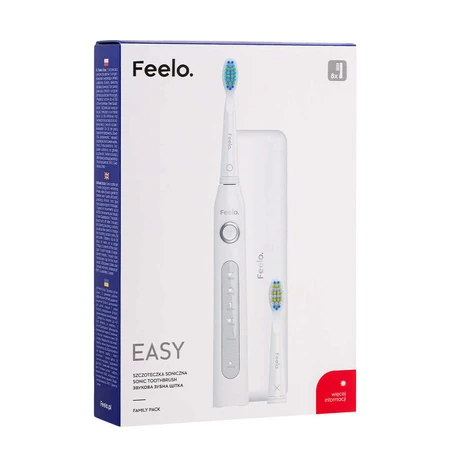 Feelo Easy, звукова зубна щітка з 8 щетинками, 1 шт.: ціни та характеристики