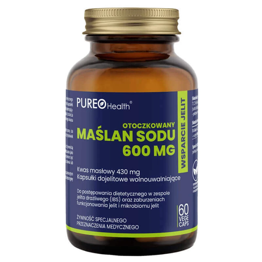 Pureo Health Малат натрия 600 мг, 60 капсул: цены и характеристики