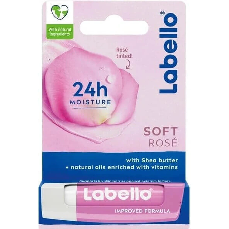 Labello SOFT ROSÉ 1×4,8 г, бальзам для губ: цены и характеристики