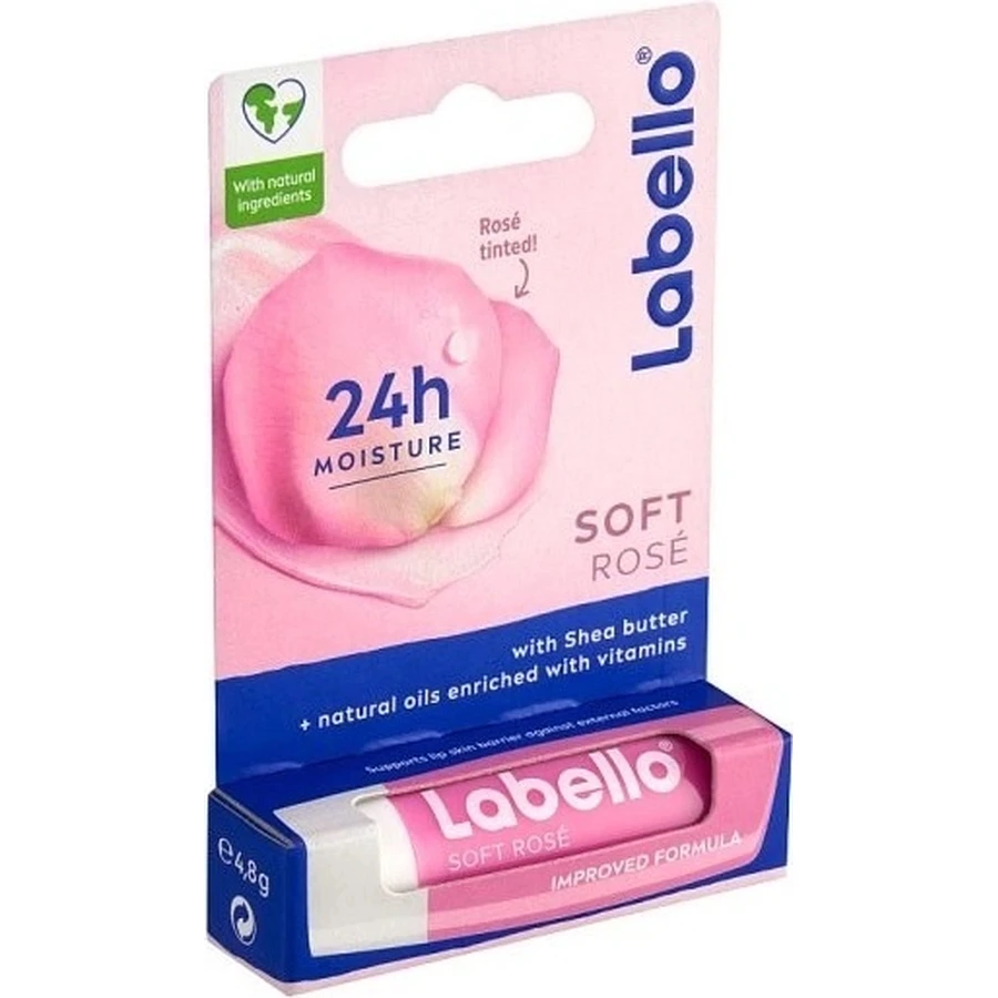 Labello SOFT ROSÉ 1×4,8 г, бальзам для губ: цены и характеристики