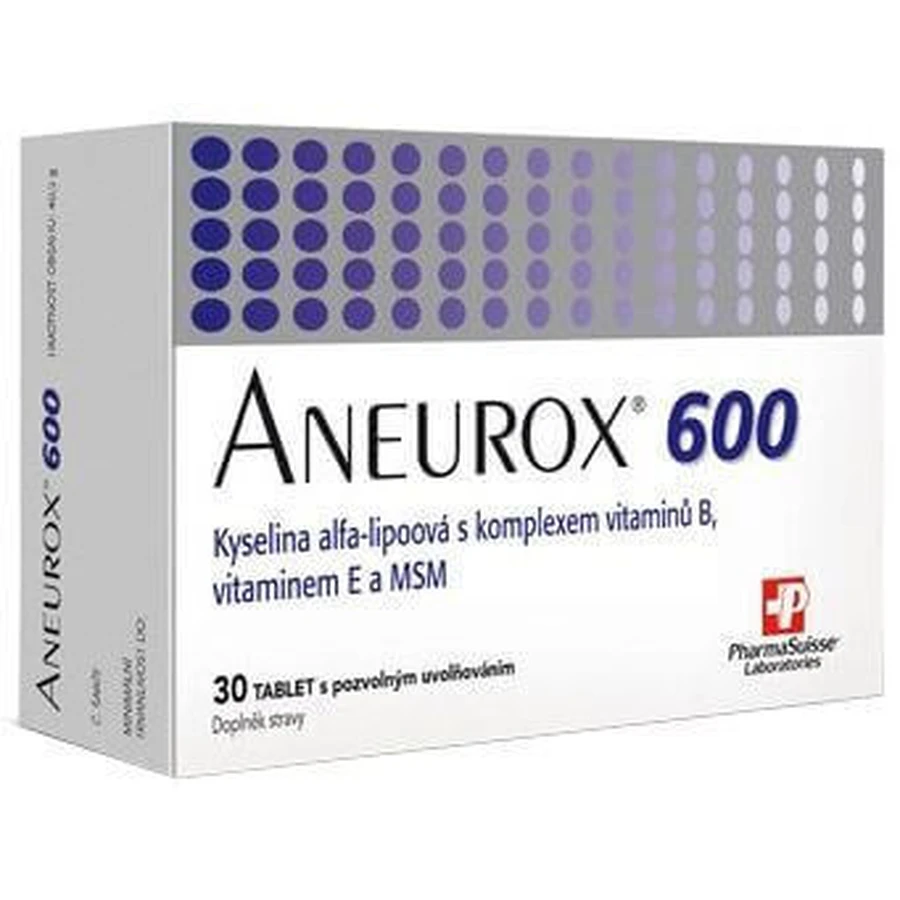 PharmaSuisse Аневрокс 600, 30 таблеток: ціни та характеристики