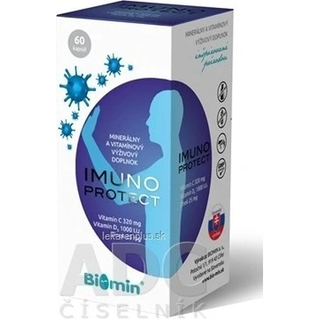 Biomin IMUNO PROTECT 1×60 cps, дієтична добавка: ціни та характеристики