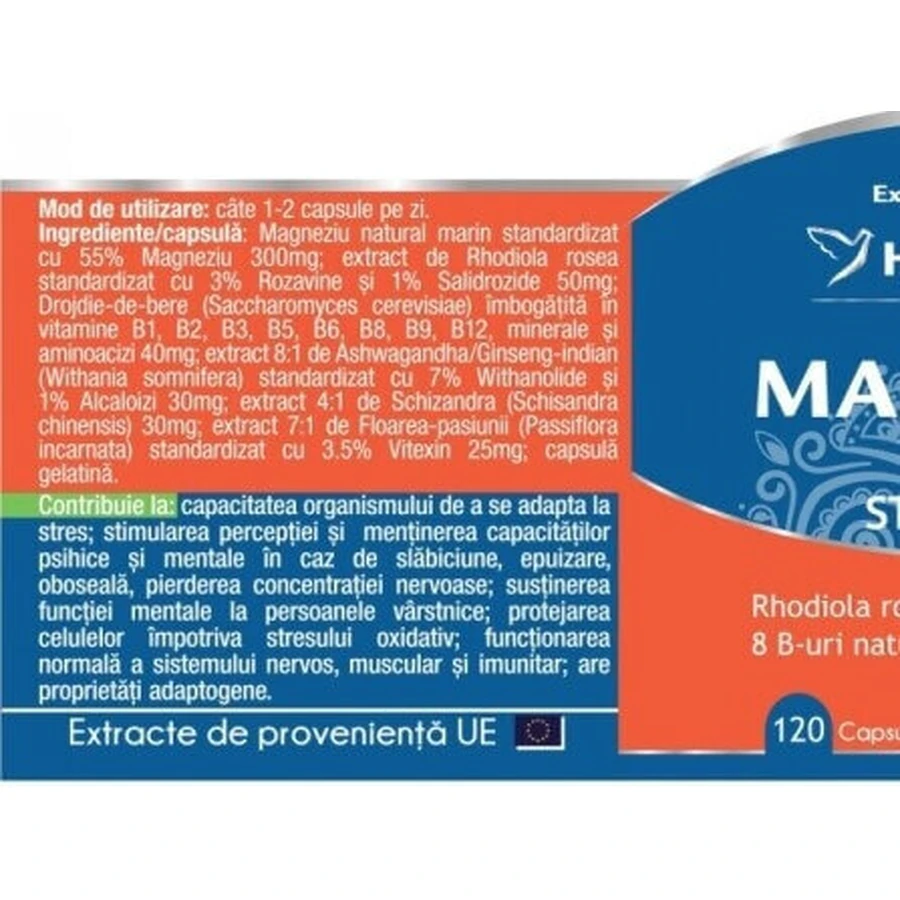 Магнезен Herbagretica Magnezen Stres Calm, 120 капсул: цены и характеристики