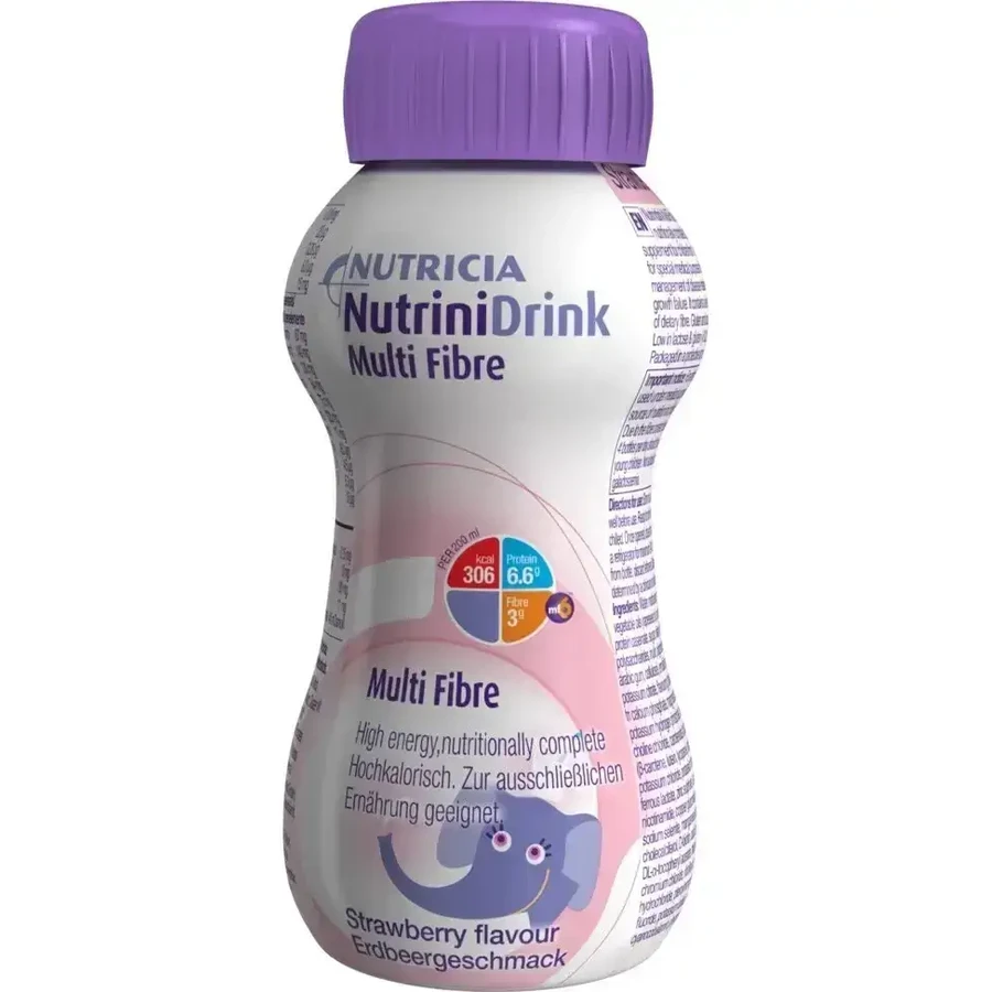 Энтеральное питание Nutricia NutriniDrink MF со вкусом клубники, 200 мл: цены и характеристики