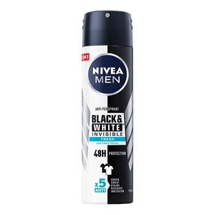 Дезодорант-спрей для чоловіків Black & White Invisible Fresh, 150 мл, Nivea