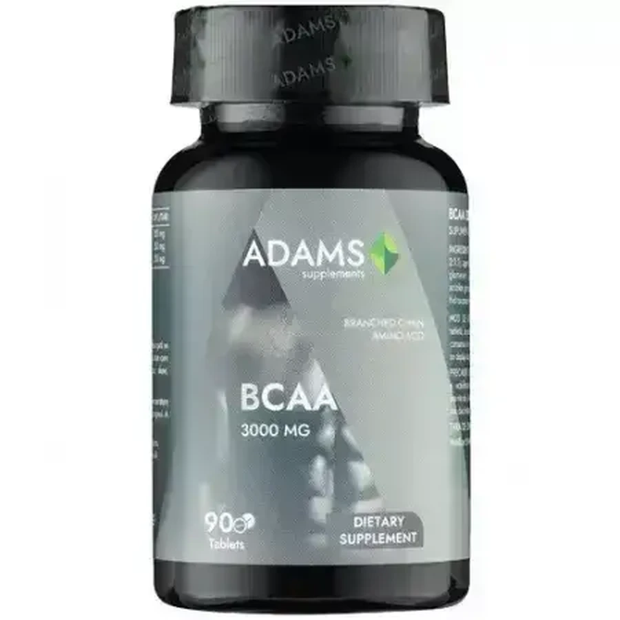 BCAA, 3000 мг, 90 таблеток, Adams Vision: ціни та характеристики