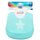 Canpol babies Силіконовий нагрудник з кишенькою Pastels Blue