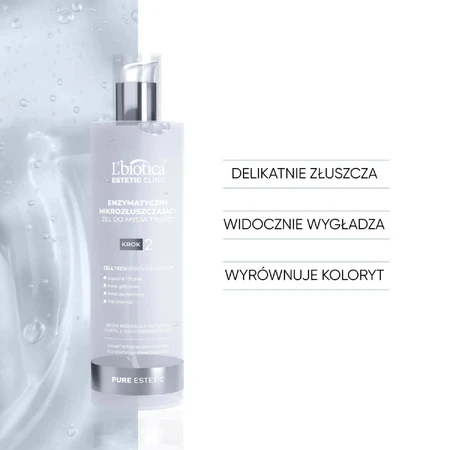Парфумована вода L'Biotica Estetic Clinic Pure, ферментна мікророзчинна парфумована вода, 200 мл + очищувальний та розширювальний міцелярний лосьйон, 50 мл безкоштовно: ціни та характеристики