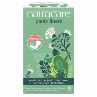 Прокладки Natracare Panty Liners Curved органические ежедневные изогнутые, 30 штук