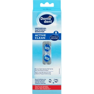 Зубная щетка Dontodent Rezerv ActiveClean, 8 шт.