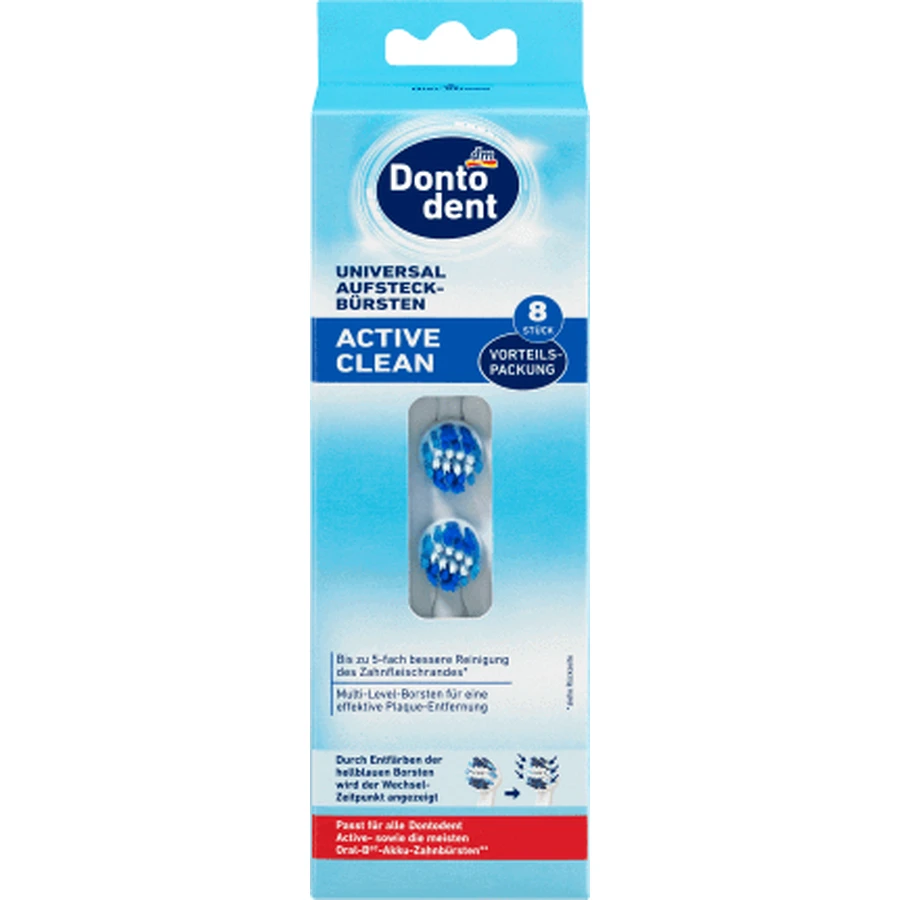 Зубная щетка Dontodent Rezerv ActiveClean, 8 шт.: цены и характеристики