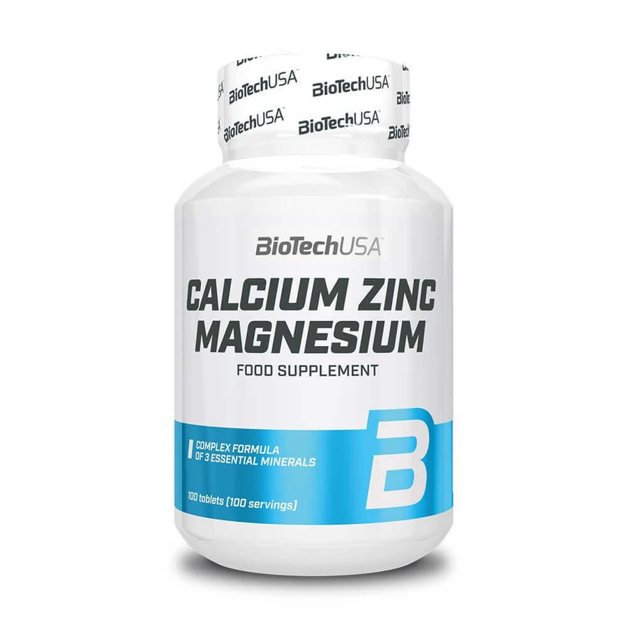 Calci Calcium Zinc Magnesium, 100 таблеток, BioTech USA: ціни та характеристики