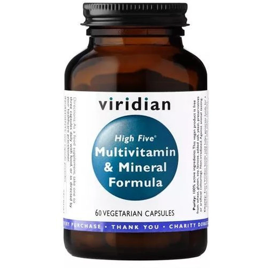 Viridian High Five Multivitamin & Mineral Formula 60 капсул: цены и характеристики