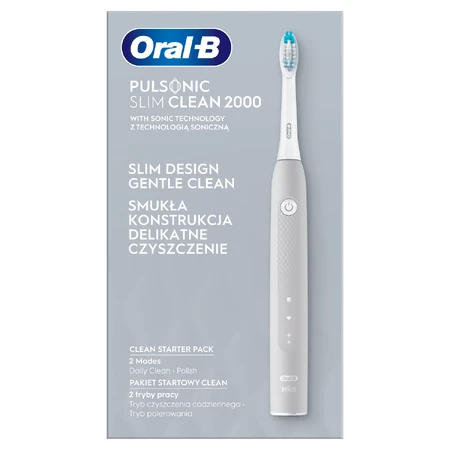 Электрическая зубная щетка Oral-B Pulsonic Slim Clean 2000, sonic: цены и характеристики