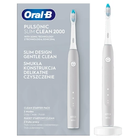 Электрическая зубная щетка Oral-B Pulsonic Slim Clean 2000, sonic: цены и характеристики