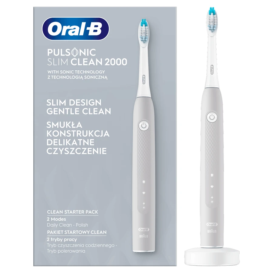 Электрическая зубная щетка Oral-B Pulsonic Slim Clean 2000, sonic: цены и характеристики