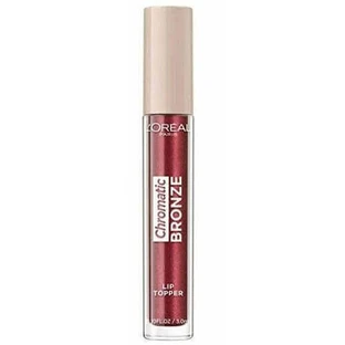 Блиск для губ металік, Loreal, хроматичний бронзовий, Lip Topper, 04 Red Tonic, 3 мл