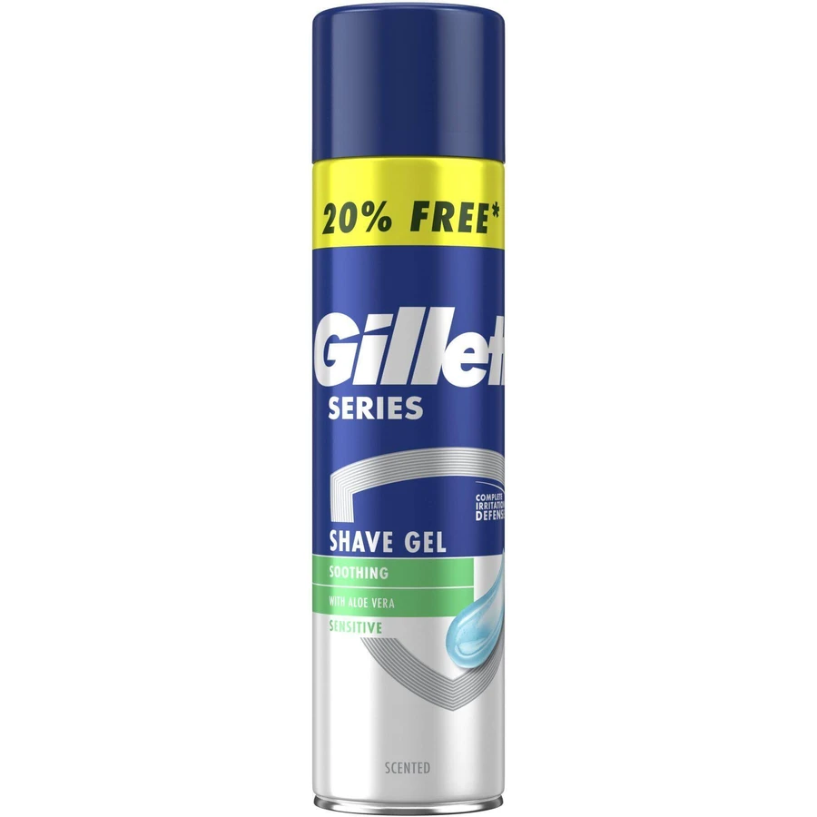 Gillette Series Sensitive чоловічий гель для гоління 240 мл: ціни та характеристики
