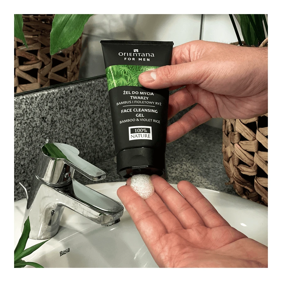 Orientana For Men, засіб для вмивання, бамбук і фіалка, 150 мл: ціни та характеристики