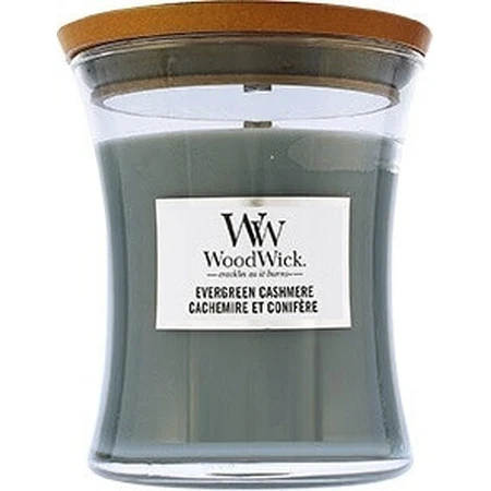 WoodWick Вічнозелений кашемір середня свічка 1×275 г, ароматична свічка: ціни та характеристики